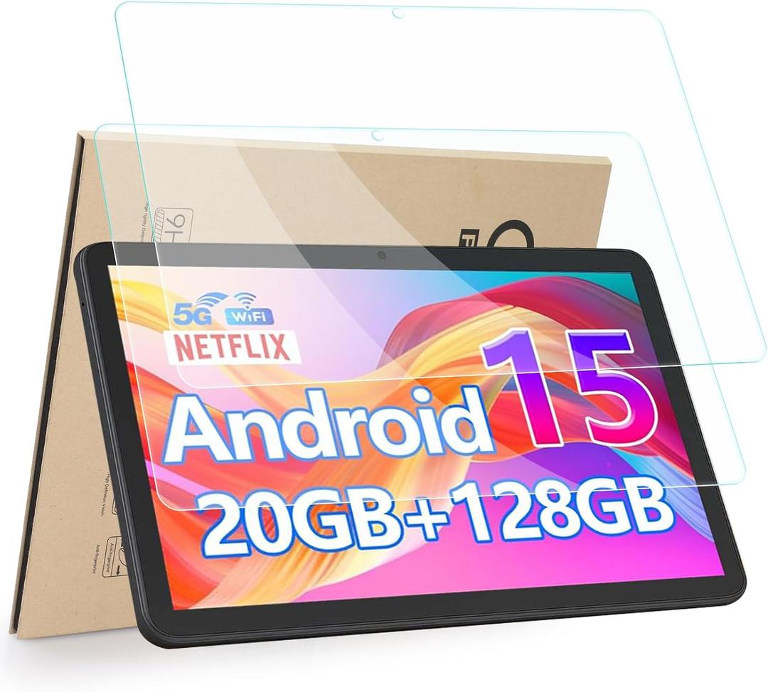 Hianjoo 2-Pack Screen Protector Compatible with CUPEISI CP31M Tablet 10 Inch, Tempered Glass [HD Clarity] [9 Hardness] [Anti-Scratch] [Easy Installation] [9.37'' x 6.18'', 238mm x 157mm]