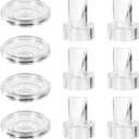2 x 10pcs Breast Pump Replacement Parts for Momcozy S12 Pro/S9 Pro, Include 6pcs Silicone Duckbill Valves and 4pcs Silicone Diaphragms BPA-Free Wearable Breast Pump Accessories