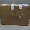 BOBOMOMO 27.25" Modern Table Lamp Set of 2, Warm Beige Resin Lamp with Natural Stone Look, Lamps for Living Room with Linen Shades, Bedside Lamp for Bedroom, Living Room, Nightstand, Entryway