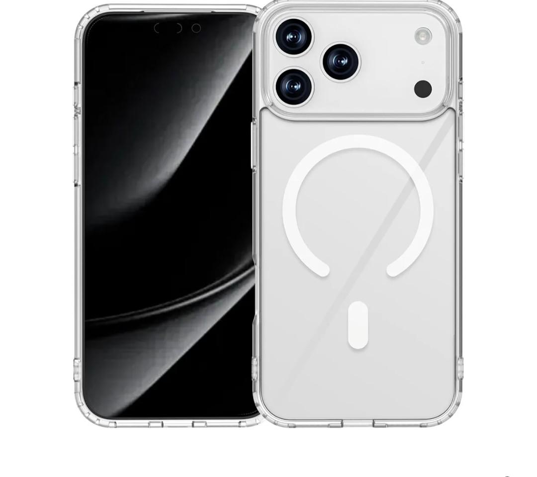 Magnetic Designed for iPhone 17 Pro Max Case Clear, [Compatible with Magsafe] [Not Yellowing] [Military-Grade Drop Protection] Clear Phone Cases for Apple iPhone 17 Pro Max - 6.9 Inch 2025