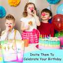Flip Tumble Jump & Play Birthday Party Invites Cards for Kids, Gymnastics Birthday Invitations for Boys Girls, 20 Invitation Cards With Envelopes Tie Dye Rainbow Birthday Party Supplies -A003