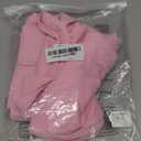 Womens 2 Piece Lounge Sets Long Sleeve Crop Tops V Neck Flare Pants Set Fall Y2k Casual Outfits (Medium, Pink)