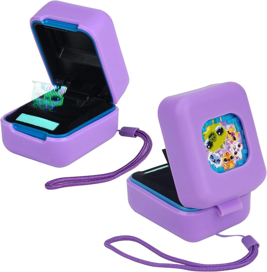 2 x YouKnow Silicone Case for Bitzee Magicals Interactive Toy Digital Pet and Case, Protective Skin Sleeve for Bitzee Virtual Electronic Pets Accessories (Case Only) (Purple)