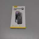 Lamicall Magnetic Phone Case for iPhone 15 Pro, for MagSafe - [18 FT Mil-Grade Drop Protection] Phone Case with Air Bumpers and Raised Edges, Shockproof Case for iPhone 15 Pro, Black