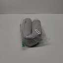 Dot&Dot Twist Memory Foam Travel Pillow for Airplanes - Travel Neck Pillow for Sleeping - Airplane Pillow for Neck Support, Chin, Lumbar and Leg - Adjustable, Bendable Neck Roll Pillow (Gray)