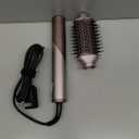 MESCOMB Upgraded Infrared 6 in 1 Hot Air Styler Wrap - Dual Voltage Hair Dryer| Fast Drying & No Heat Damage, Professional Multi-Styler for Curling, Volumizing & Smooth Straightening (100V-240V) (Purple)