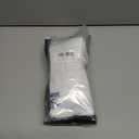 2 x Men's football socks, knee high running pressure socks, training sports performance socks (1 Pair) (White)