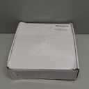 BESy 8 Inch Rain Shower Head, 8" Square Rainfall & High Pressure Stainless Steel Bath Shower Head, 1/16" Ultra Thin, Waterfall Full Body Coverage with Silicone Nozzle, Non Fingerprint Brushed Finish