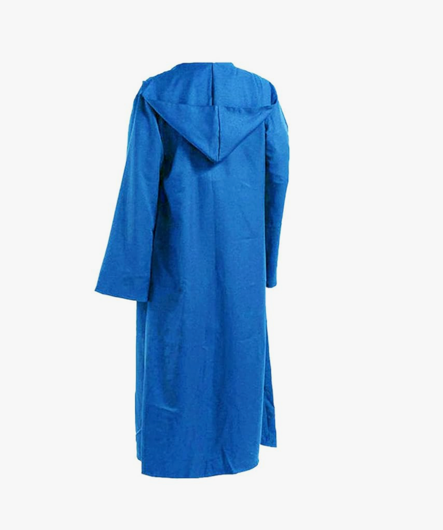 YLYGJGL Long Hooded Wizard Witch Cloak for Halloween Cosplay Costumes Men Women Medieval Renaissance cape Monk Robe Small