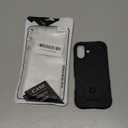 Slim Fit Case for iPhone 17,Rugged Shield Outdoor Durable Phone Case,Military Grade Anti-Drop Protection and Camera Lens Protection Cover for iPhone 17,HD Black