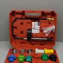 18PCS Radiator Pump Pressure Tester Kit, Pressure Leak Tester Tool Kit for Automotive Cooling System Water Tank Leakage Detection