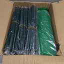 Temporary Fence with Posts, 40" Hx50'L Garden Fence Animal Barrier with Metal Ground Spikes, Temporary Fencing for Garden Backyard Outdoor Animal Protect