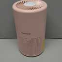 FULMINARE Air Purifiers for Home H13 True HEPA Air Filter Quiet Air Cleaner With Night Light Portable Small Air Purifier for Bedroom Office Living Room (Pink