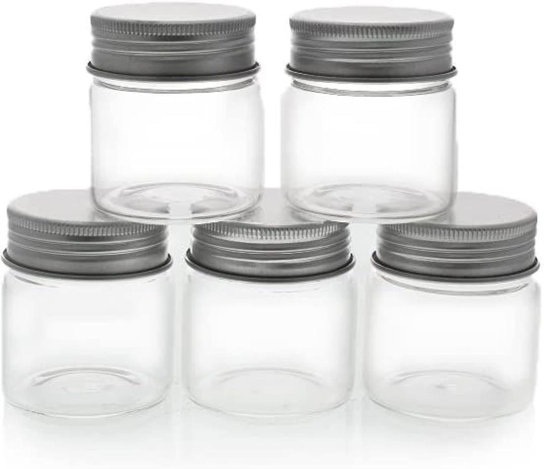 Juvale Mini Glass Jars with Lids, Small Mason Jars for DIY Crafts, Spices, Jams, Jellies - 1.7 oz - 5 Pack