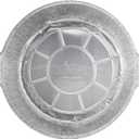 Lodge Silver 12 Inch Aluminum Foil Dutch Oven Liner - 100% Recyclable Dutch Oven Liner - Easy Camp Cooking Cleanup - 12 Pack
