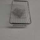 Dish Drainer Rack in Sink Adjustable, Expandable 304 Stainless Steel Metal Dish Drying Rack Organizer with Stainless Steel Utensil Holder Over Inside Sink Counter, Rustproof (Small, 14.96''*8.27''*4.33'')
