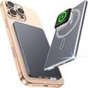 5000mAh for Magsafe Battery Pack Mini 22.5W Wireless Power Bank Fast Charging USB C in Out Power Pack, Magnetic Portable Charger Slim Powerbank for iPhone 17 16 15 14 13 Plus/ Pro/ Pro Max, Black