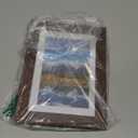 5x7 Picture Frame - 5 x 7 Photo Frame Made of Solid Oak Wood and Real Glass,Display Picture 4x6 with Mat or 5x7 Without Mat,5 by 7 Frames for Wall & Tabletop(Color Walnut)