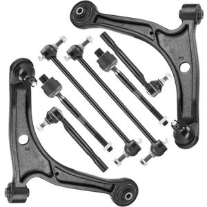 Front Lower Control Arms w/Ball Joints Sway Bar End Links Tie Rods Suspension Kits for 2001-2005 Acura MDX, 2003-2005 Pilot (8pc)