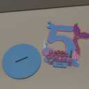 Mermaid Birthday Number Sign Centerpiece for Girls Wooden Mermaid Party Number Table Sign Decoration Supplies for Birthday Anniversary(Number 5)