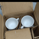 LE TAUCI 3 oz Espresso Cups with Saucers, Set of 4 Ceramic Demitasse Cup and Saucer Set for Double Espresso Shot, Lungo, Ristretto, Embossed Coffee Cups, White