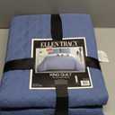 Ellen Tracy King Quilt blue