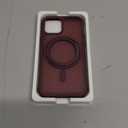 TOKVANZ Designed for iPhone 12/12 Pro Case with 360 Rotatable Magnetic Ring Stand [Compatible Mag-Safe] [Military Grade Protection] Translucent Matte Phone Cases for Women Men 6.1'', Wine Red