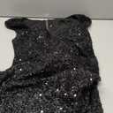 Madam Uniq Formal Dress Sequin Fishtail Sleeveless 1920s Gatsby Cocktail Prom Elegant Maxi Evening Gowns for Women (Small)