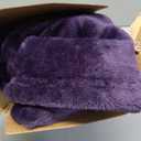 Bedsure GentleSoft Fleece Blanket Twin Size Purple - 300GSM Lightweight Plush Fuzzy Cozy Soft Warm Blanket for Bed, Sofa, Couch, Travel, Camping, 60x80 inches