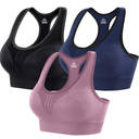 Heathyoga High Impact Sports Bras for Women High Support Padded Sports Bra Workout Bras for Women Racerback Bra for Yoga 3XL