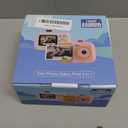 Kids Camera Instant Print for Girls Boys Age 3-12 Kids Toys, 12MP 1080P Kids Digital Cameras Christmas Birthday Gifts for 4 5 6 7 8 9 10 Year Old Girls, Toddler Camera (Pink)