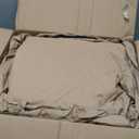 ULTCOVER Waterproof 600D Polyester Square Hot Tub Cover Outdoor SPA Covers 85 x 85 inch (85"(L)x85"(W)x20"(H), Brown)