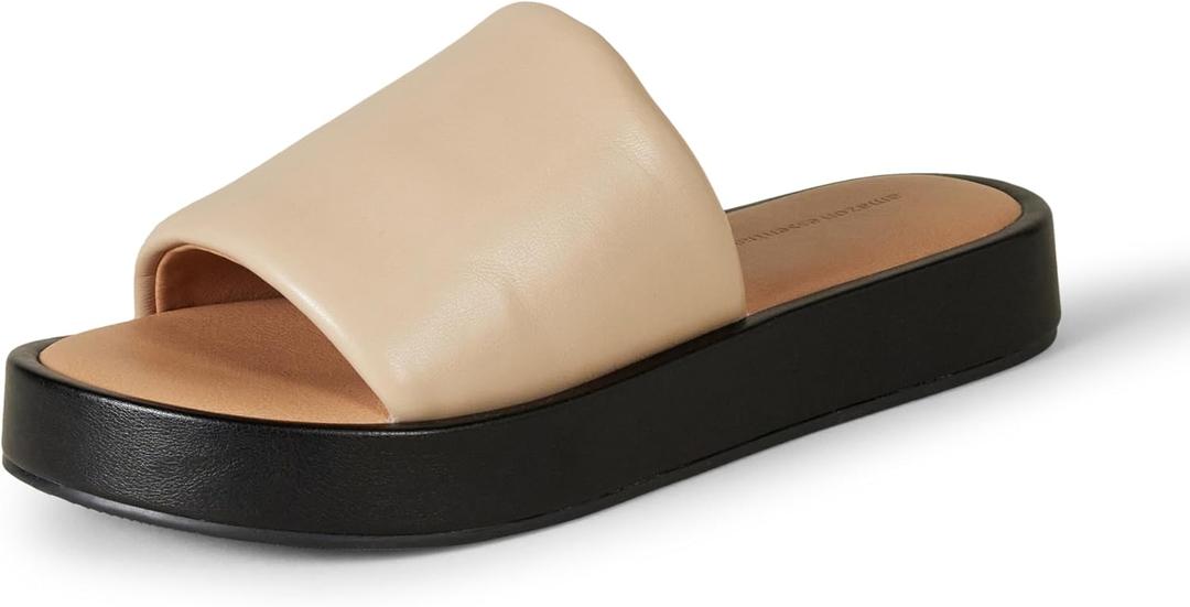 Amazon Essentials Women's Slide Flatform Sandal (10)