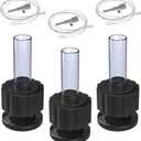 Pawfly Aquarium Nano Bio Sponge Filter Quiet Betta Fry Shrimp Foam Filter Kit with Airline Tubing for Small Fish Tank up to 3 Gallon, 3 Pack