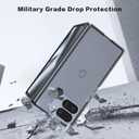 for Google Pixel 10 Pro Fold Bumper Case Compatible with Pixelsnap, Metal Aluminum Frameless Fast Heat Dissipation, 4 Corner Shockproof Protection Phone Cover Case for Pixel 10 Pro Fold (Black)