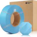 Bamboo1.75MM PLA Matte Refill Filament High Toughness High Speed &Easy Printing Eco Friendly with RFID for Bambu Lab A1,X1,P1 AMS 1KG +/- 0.03mm (Without Spool) (Sky Blue 11603)