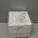 ECOLipak 150 Piecs Compostable Square Plates, 6 inch Eco-friendly Heavy Duty Biodegradable Sugarcane Disposable Paper Plates for Party Dinner Birthday