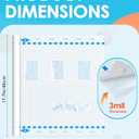 28 Pack Clear Contact Paper Book Cover - 17.7in5ft Total 140ft, Self-Adhesive Protector for Crafts, Clear Contact Paper Roll Peel and Stick for Books