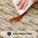 Smiry Round Picnic Tablecloth, Wipeable Flannel Backed Vinyl Tablecloths for 42" - 50" Tables, Waterproof Elastic Fitted Table Covers for Camping, Indoor, Outdoor, Khaki
