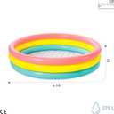 Intex Kiddie Pool - Kid's Summer Sunset Glow Design - 58" x 13"
