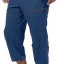 Andy Men's Quick Dry 3/4 Pants Lightweight Capri Shorts Hiking Fishing Travel Casual Size XXL