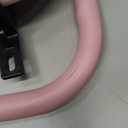 TUTOTAK C Shaped End Table with Tiltable Surface, Adjustable Height Side Table, Slide Under Couch Table TV Tray for Eating, Sofa Tray for Livingroom, Bedroom Black TB01BK091