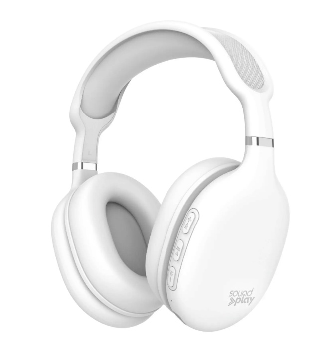 Tzumi SoundPlay Foldable Wireless Headphones, Bluetooth Over-Ear Headset 