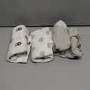 3-Pack Organic Baby Swaddle Sleep Sacks - Swaddles for Newborns, Infant 3-6 Months, Baby Girls, Boys, Soft & Snug Newborn Sleep Sack, Nursery Swaddling Blankets, Velcro Closure (The Wild 2, L)