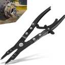 38700 Spindle Snap Ring Pliers 12in Heavy Duty External Snap Ring Pliers with Ratchet Locking Design, Fit for Ford Super Duty Pickups 2007 and Newer
