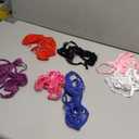 7 Pieces Women Thongs Thin Ropes Panties Transparent Thong T Shape Pants See Through Panties Breathable Underwear for Women (Large, White, Red, Purple, Black, Pink, Rose, and Royal Blue)