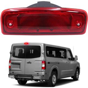 SecosAutoparts Third Brake Light Center High Mount Stop Lamp Compatible with Nissan NV1500 NV2500 NV3500 2012-2021# 923-153 26590-1PA0A 265901PA0A