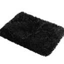 Furry Puppy Blanket - Premium Fleece Fluffy Pet Shag Throw Blanket, Anxiety and Stress Relief, Soft, Warm for Cats & Dogs 22x14 Inches (Black, S)