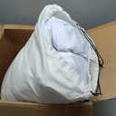 12 Pack White Round Tablecloth 120 Inch Circle Polyester Tablecloth, Washable Fabric Stain and Wrinkle Resistant Round Tablecloths for Wedding Parties Banquet Reception Dining