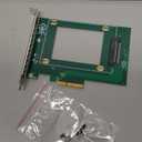 4X to .  Adapter,  4X to - Interface for 2.5" NVMe SSD(PEX4SFF8639)